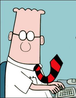 El fracaso y la ironía,  según Dilbert y sus tiras cómicas